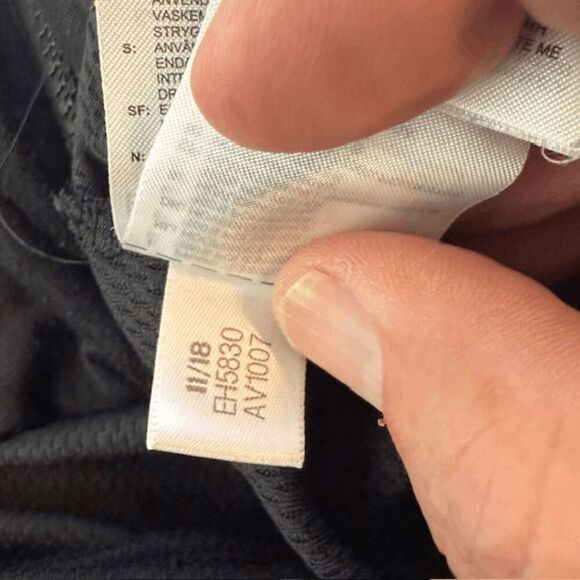 Adidas Men's Full Zip Mock Neck Track Jacket Black Size Large - Picture 8 of 10